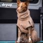 Preview: „Dryup Cape“ Trockencape - Hundebademantel coffee